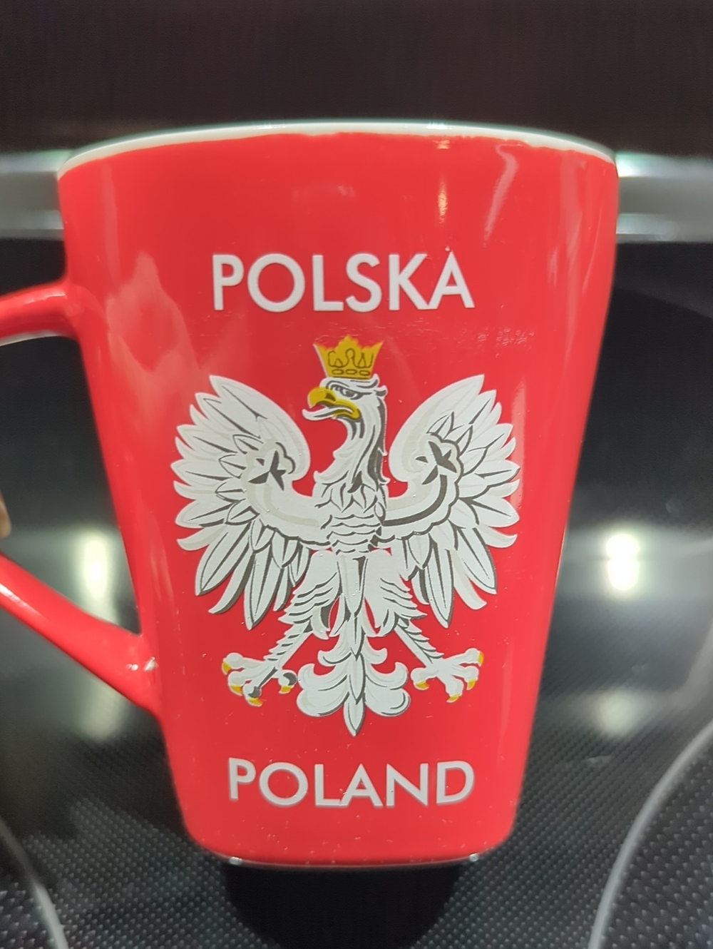 Poland Souvenir Mug - Red and White.  NWT